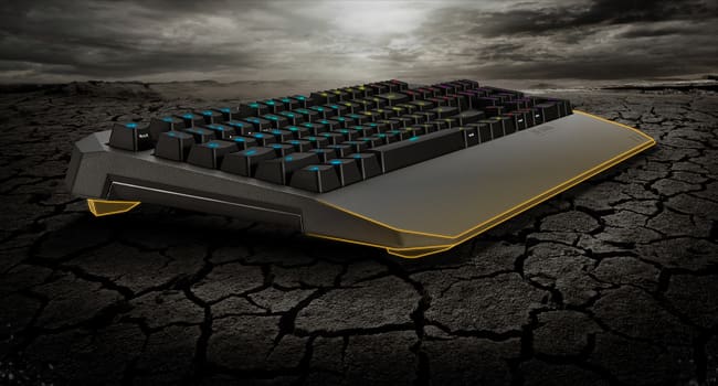 Asus Tuf K5 Mechanical Membrane Rgb Gaming Keyboard with Programmable Onboard Memory, Media Controls