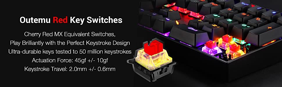 Redragon K551 Rgb Mitra Mechanical Gaming Keyboard