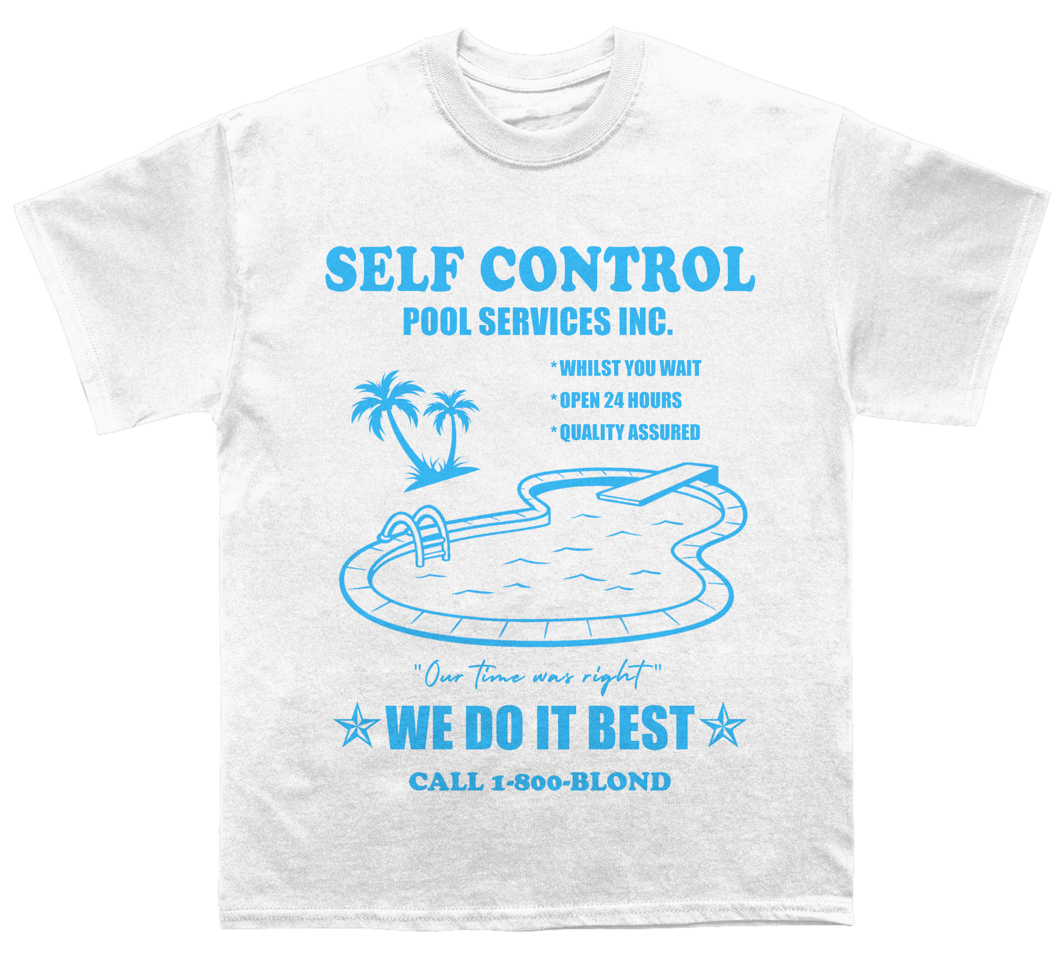 Frank Ocean Self Control Services T-shirt - STREETWEAR