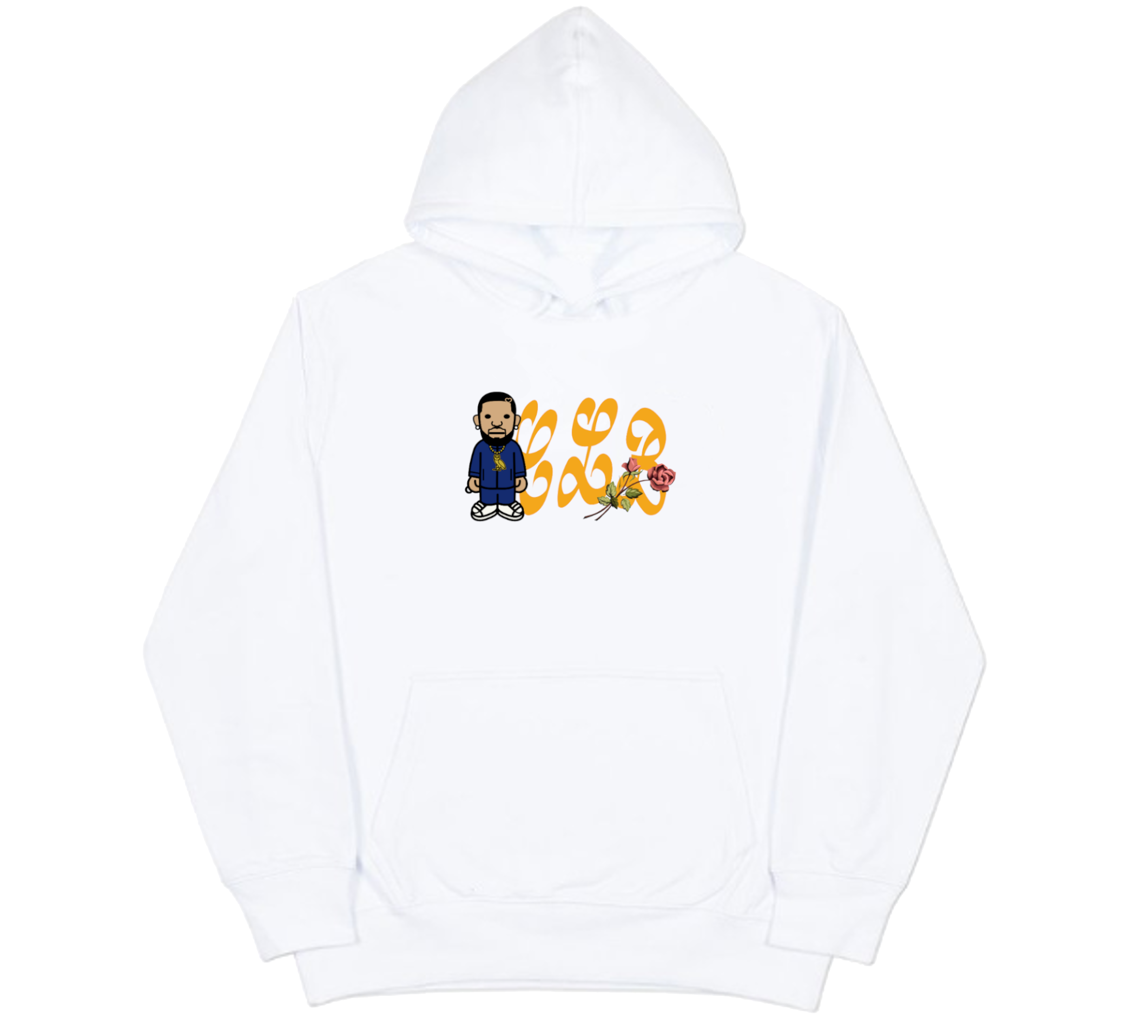 white clb hoodie