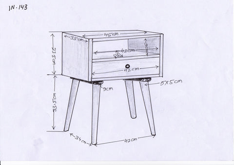 Bien-aise.com, comment fabriquer une table de chevet en bois.