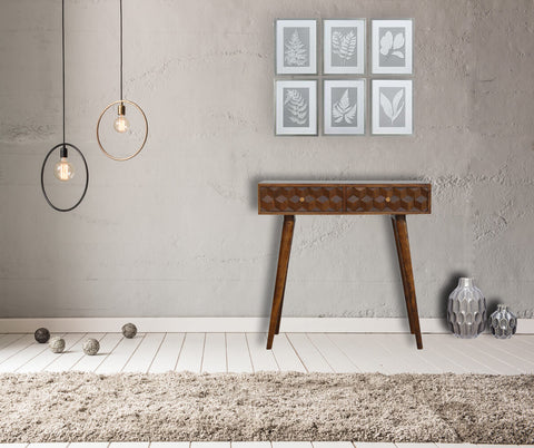 Table en bois massif fabriquée à la main