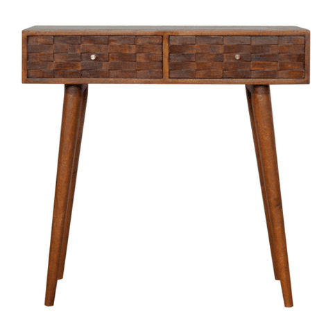 Table en bois sculptée Bien-aise
