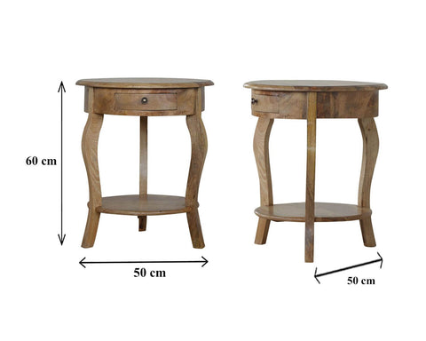 Table de chevet en bois de style Versaille