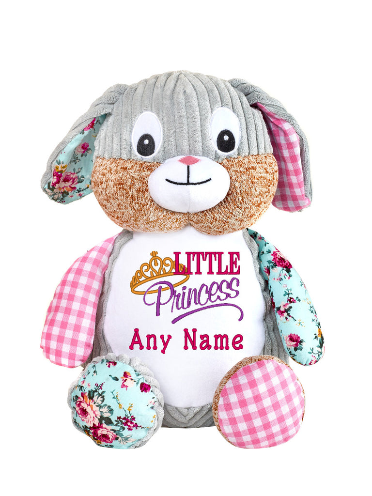 personalised pink bunny