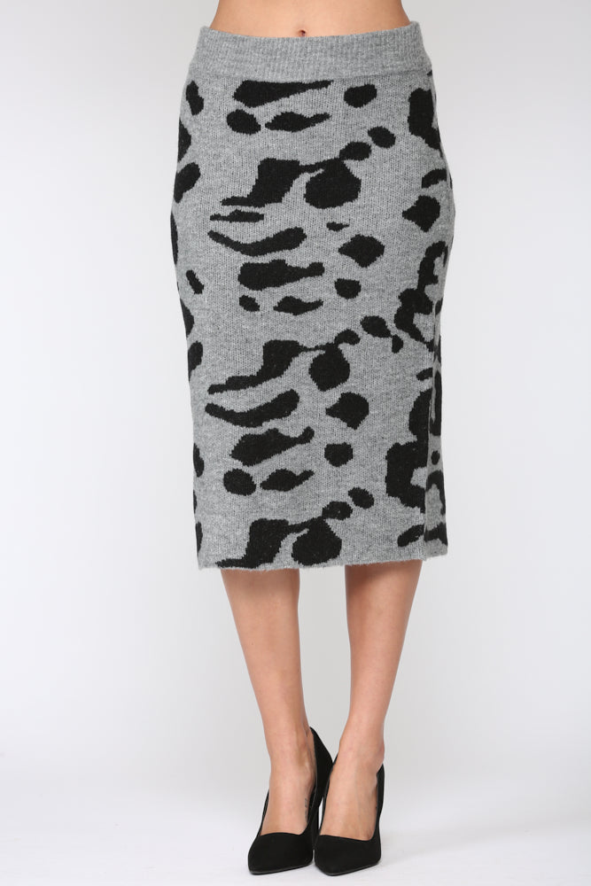 cow print skirt yarn