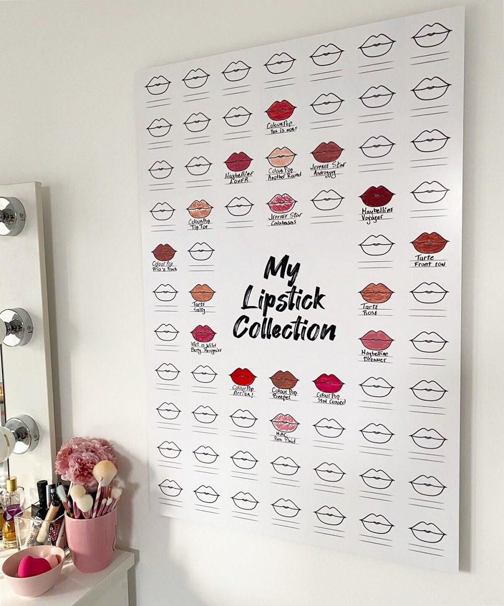 The Swatch Chart – The Perfect Personalized Wall Art for Every Makeup Lover