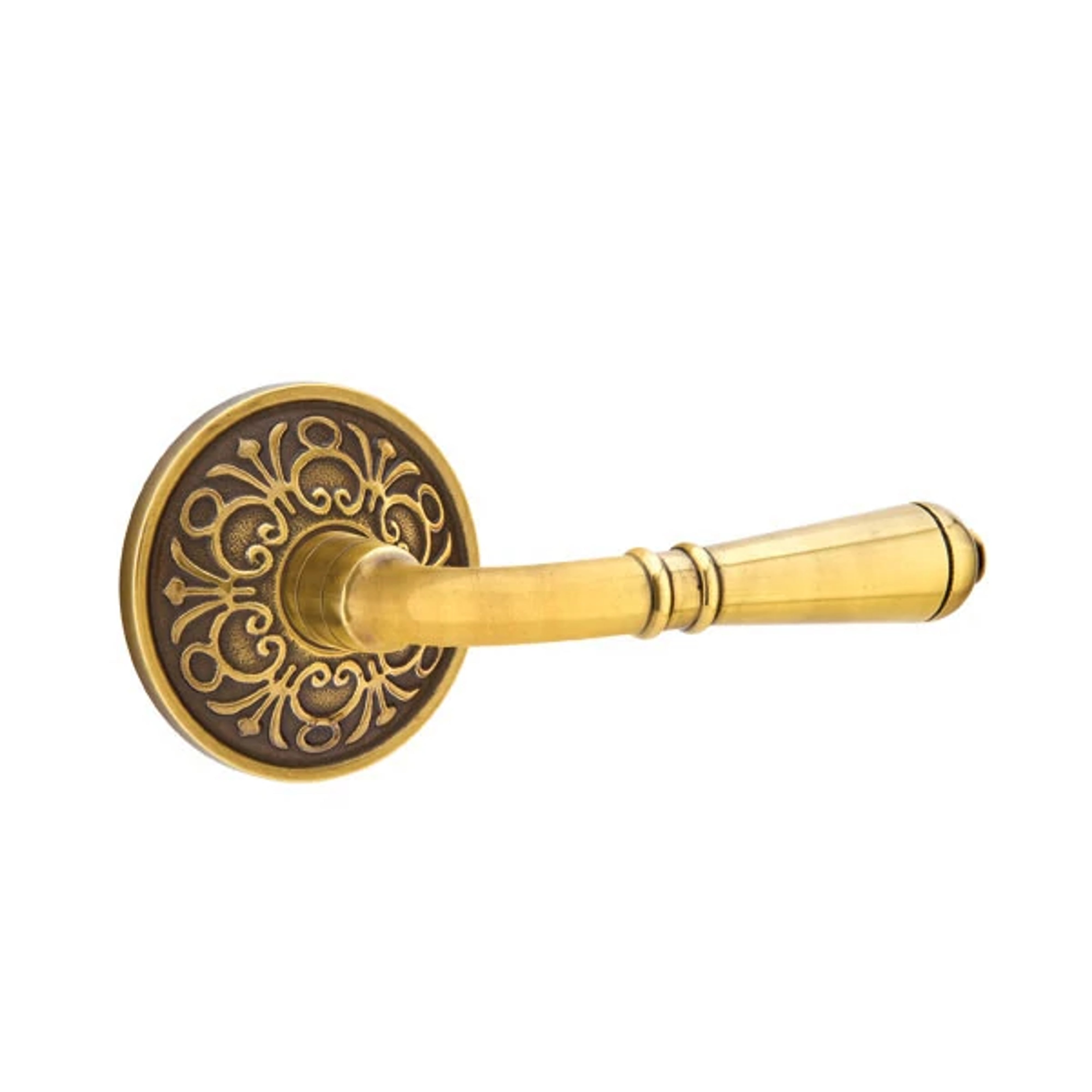 Emtek Turino Lever Set with Lancaster Rosette