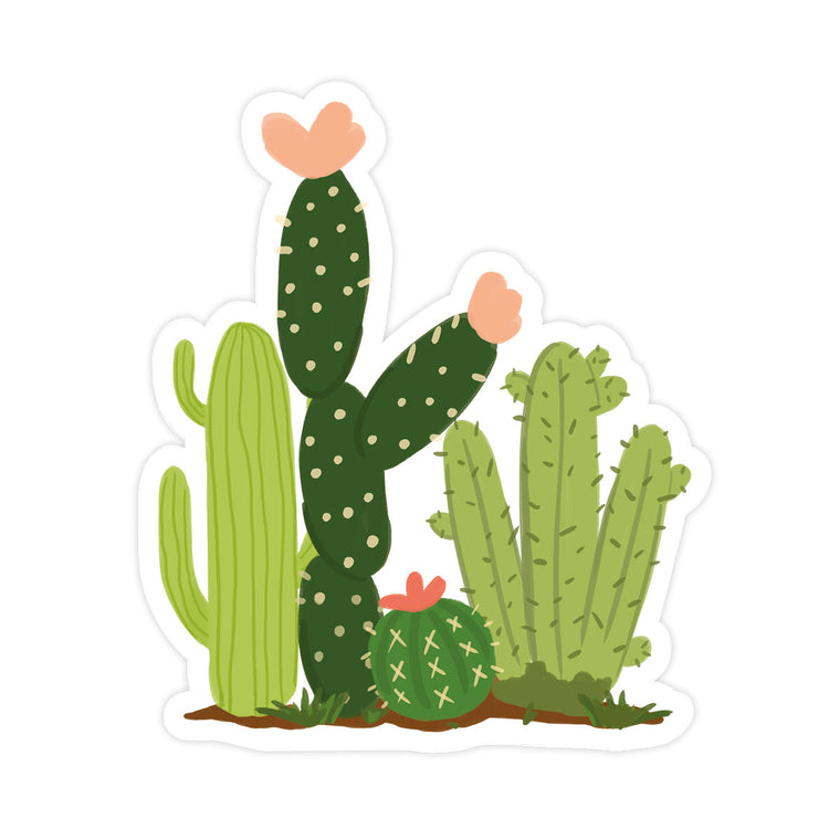 Cactus Field Sticker | Bloomwolf Studio