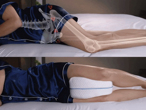 Coussin orthopédique entre jambes et genoux - Confortex Shop