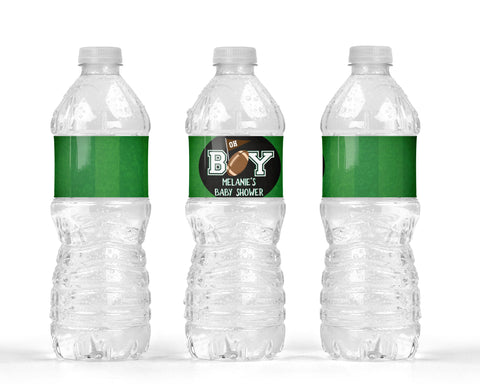 Football Sports Water Bottle Label Printable Your Main Event