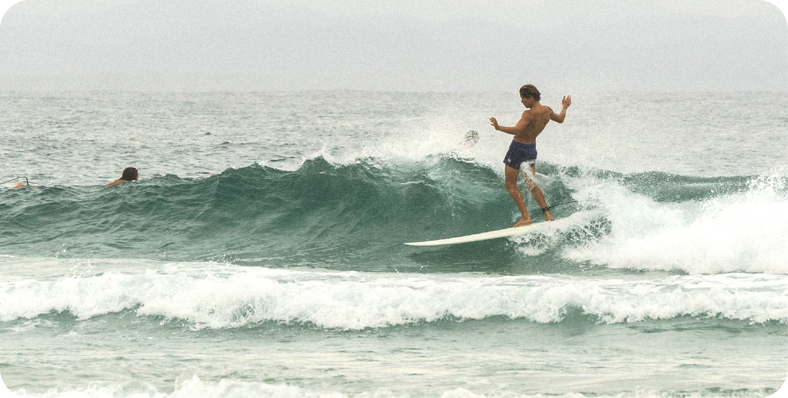 Man surfing