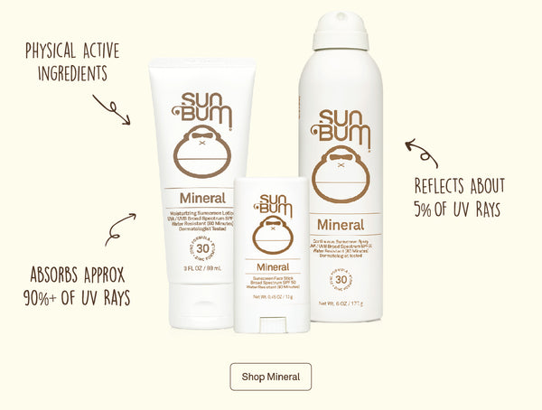 Sun Bum mineral-based sunscreens