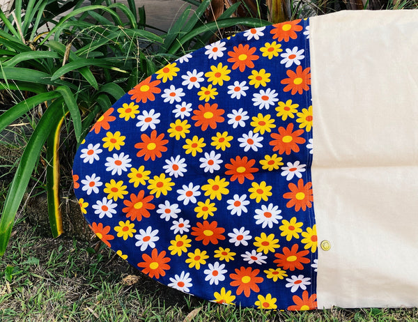 Close-up shot of DIY surfboard bag