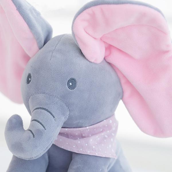 peek a boo stuffed elephant