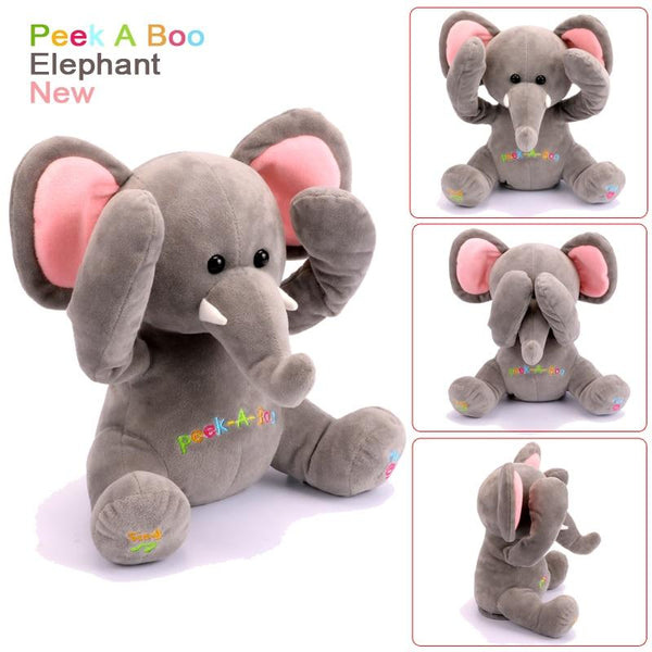 personalized peek a boo elephant