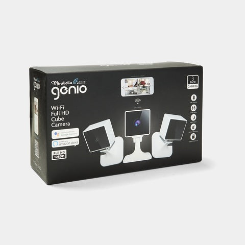 Mirabella Genio Wi-Fi Full HD Cube Camera - 3 Pack – TheITmart