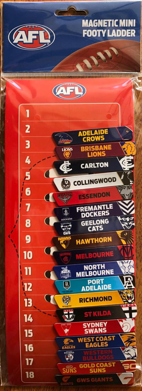 AFL Mini Footy Ladder TheITmart