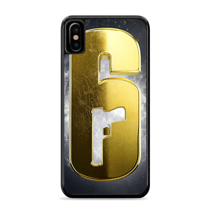 Golden Rainbow Six Siege Iphone Xs Max Rowlingcase Rowlingcase