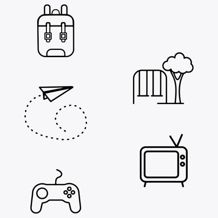 calmer kids icons