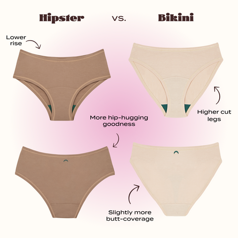 Hipster vs Bikini Undie Cut
