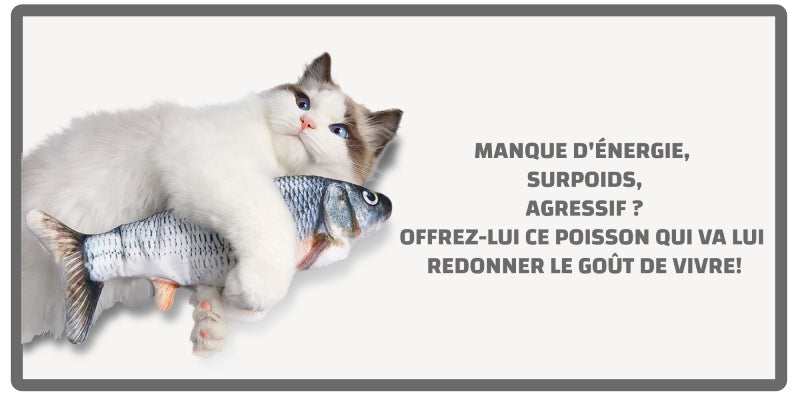 Bud'Z Jouet Pour Chat - Poisson Rouge 4,5-in