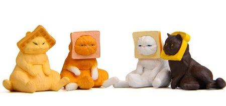 figurines chats assis