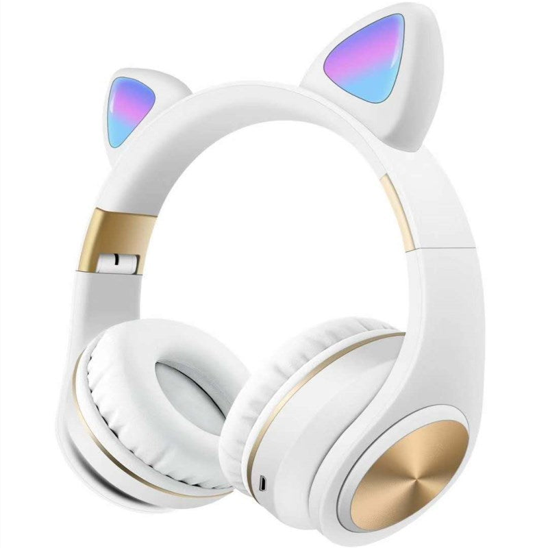 Casque Bluetooth Sans Fil Avec Oreilles De Chat Vraiment Chat