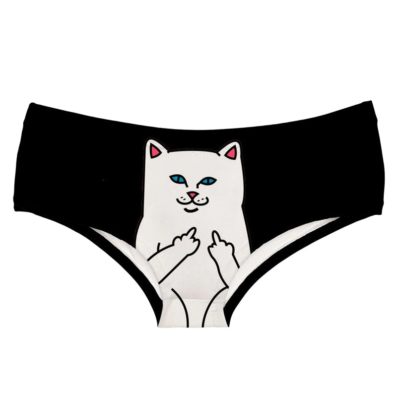 Culotte Chat Qui Fait Un Doigt Vraiment Chat