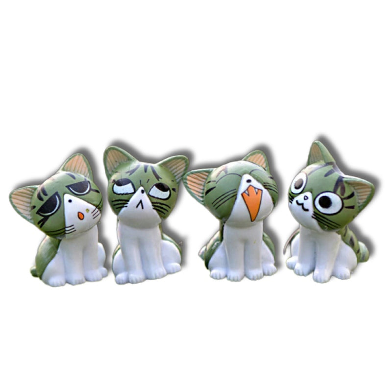 Statuettes Chat Miniatures Manga Vraiment Chat