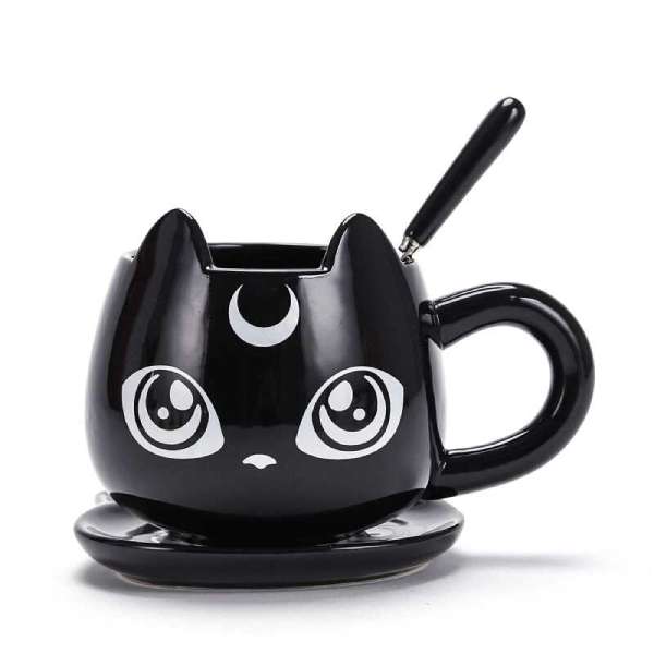 Mug Chat Noir Et Sa Lune Vraiment Chat