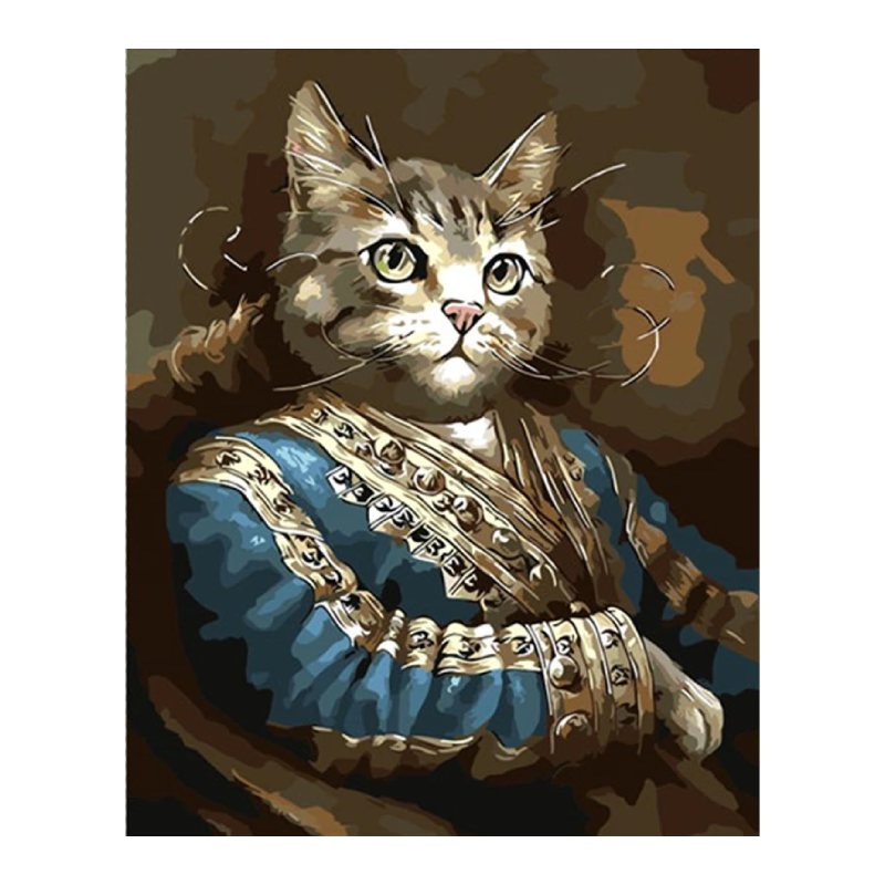 Peinture Par Numero Chat Aristocrate Vraiment Chat