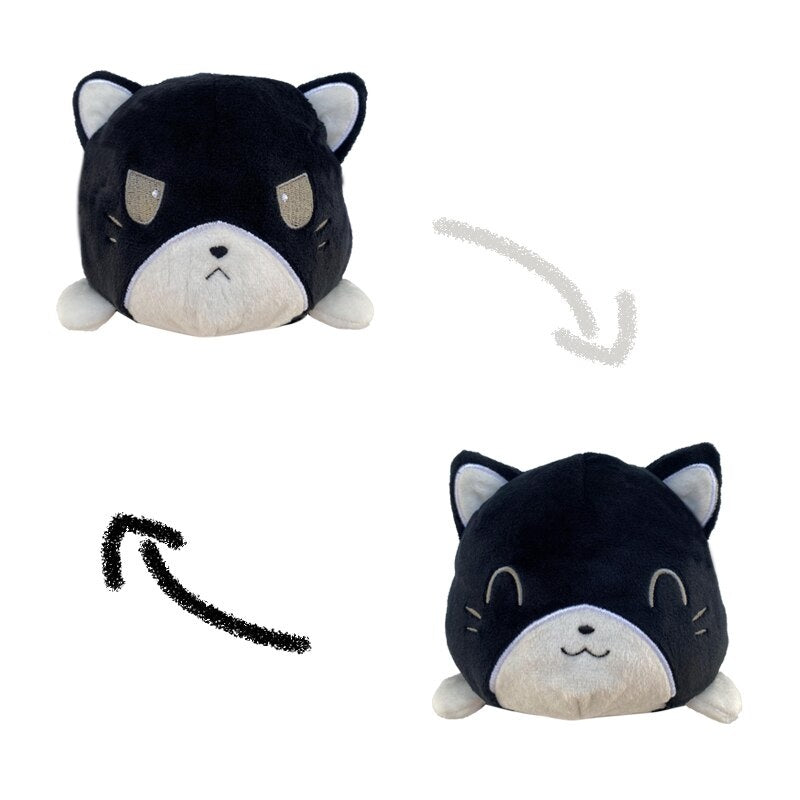 Peluche Reversible Chat Noir Vraiment Chat