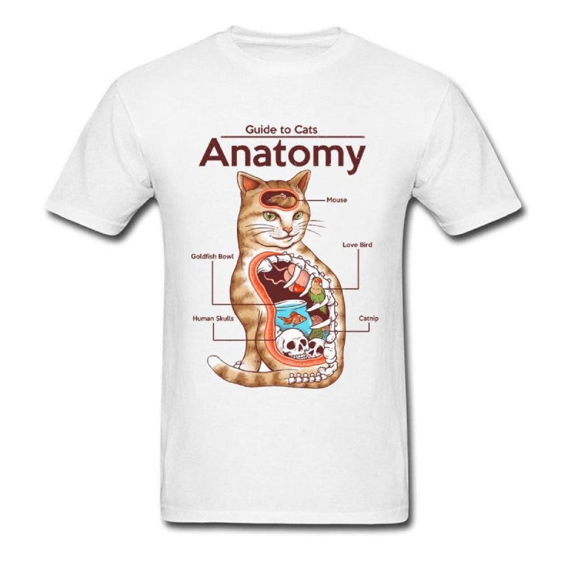 T Shirt Anatomie De Chat Vraiment Chat