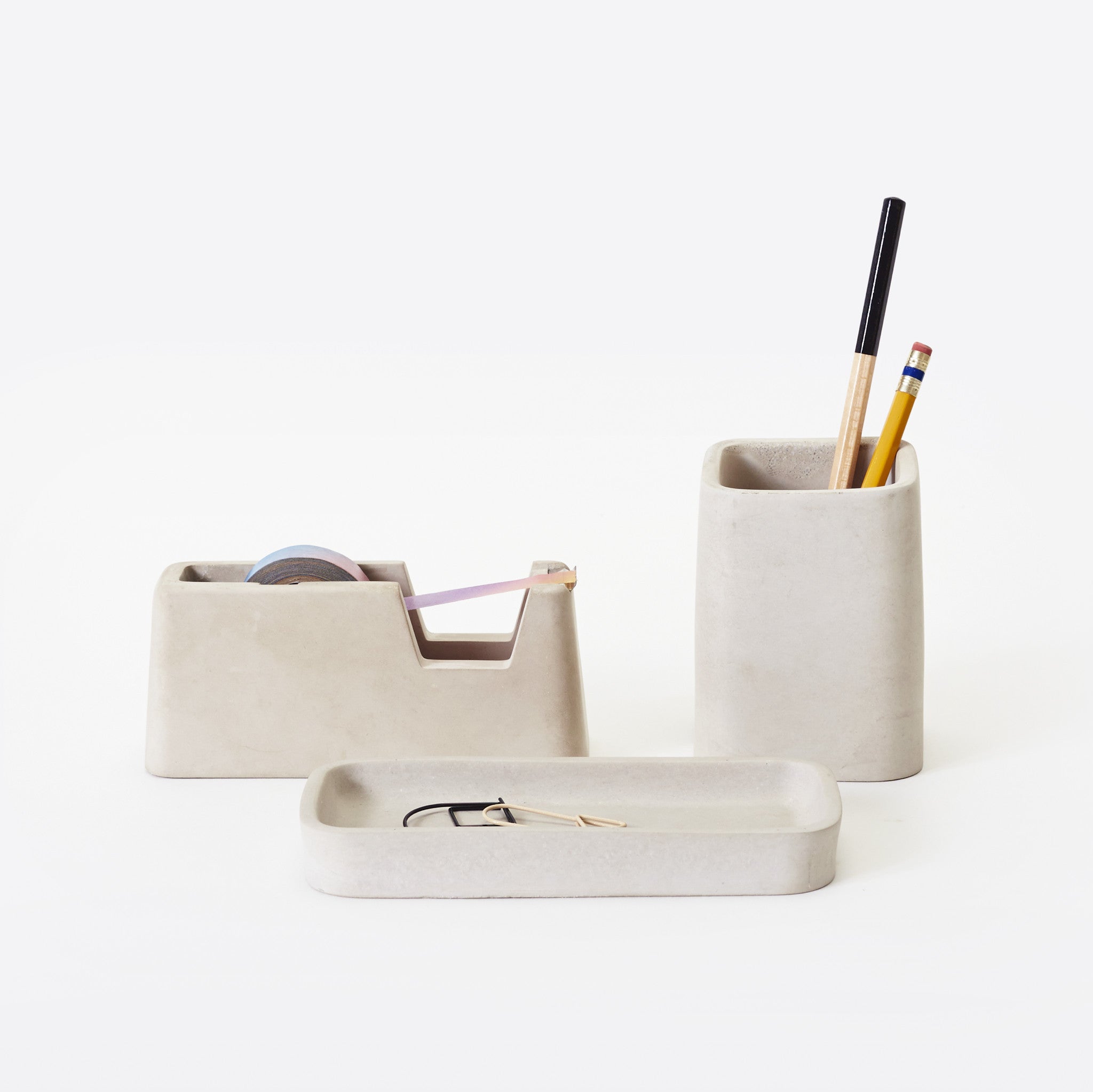 Concrete Desk Set By Magnus Pettersen Haus