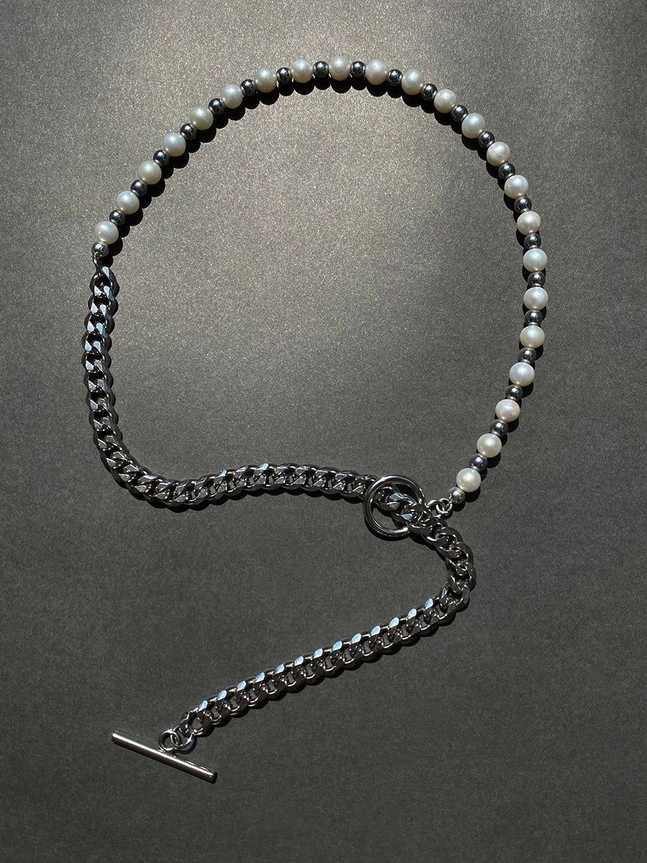 hematite chain necklace