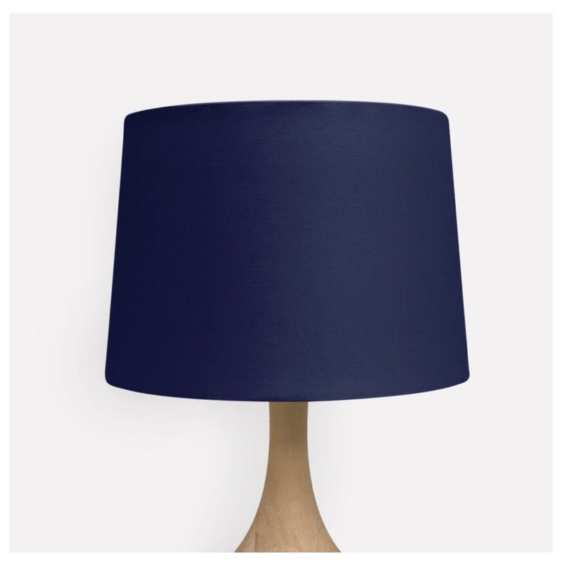 navy blue and gold lampshade