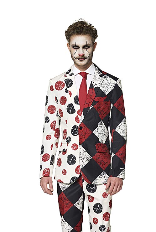 Opposuits Halloween Red Clown Adult Suit – Haryguls Halloween Planet  Superstore