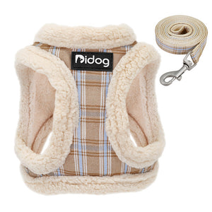 Soft Padded Small Dog Harness Collar Walking Leash - urpetdog.com