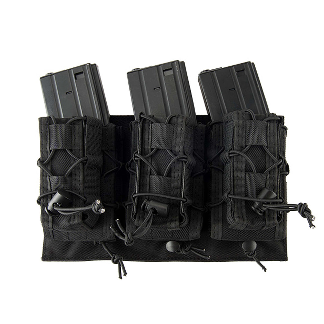 MOLLE Attached Pistol + Rifle Magazine Triple Pouch Placard – The ...