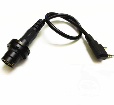 Amplified 6-Pin PTT Adapter Cable for Kenwood / Baofeng