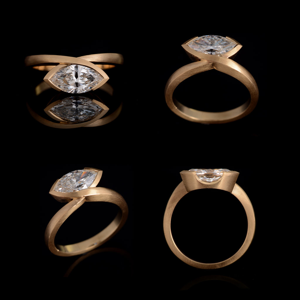 Buy quality Modern Solitaire Look Diamond Ring for Men in Pune