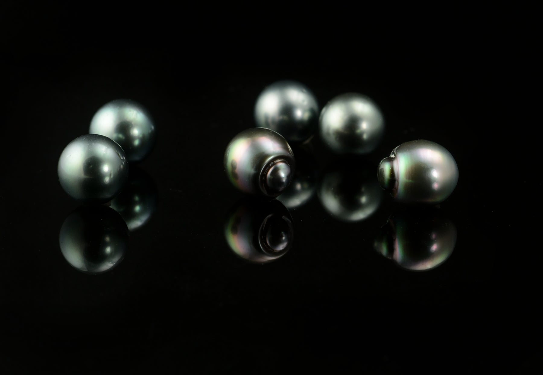 Black Tahitian pearls