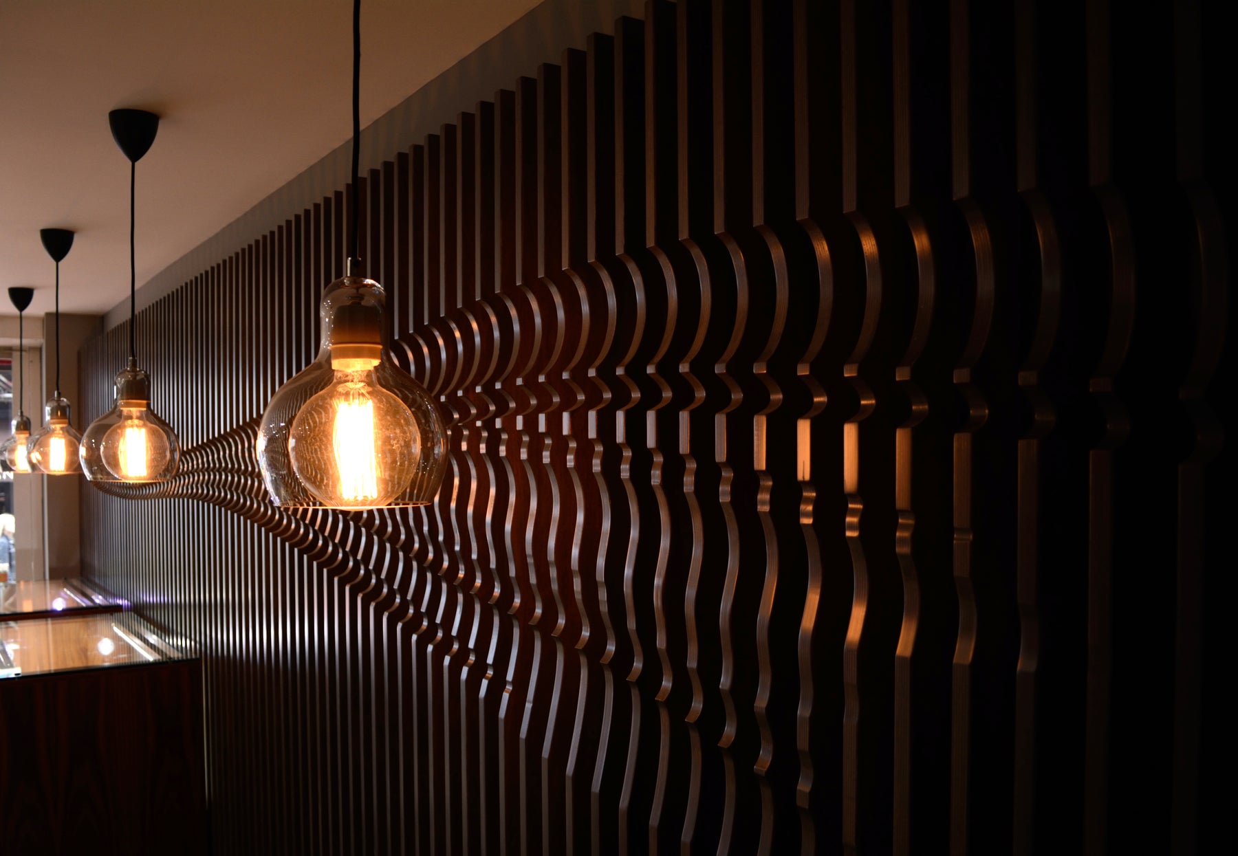 Wall detail at McCaul Goldsmiths' Atelier London