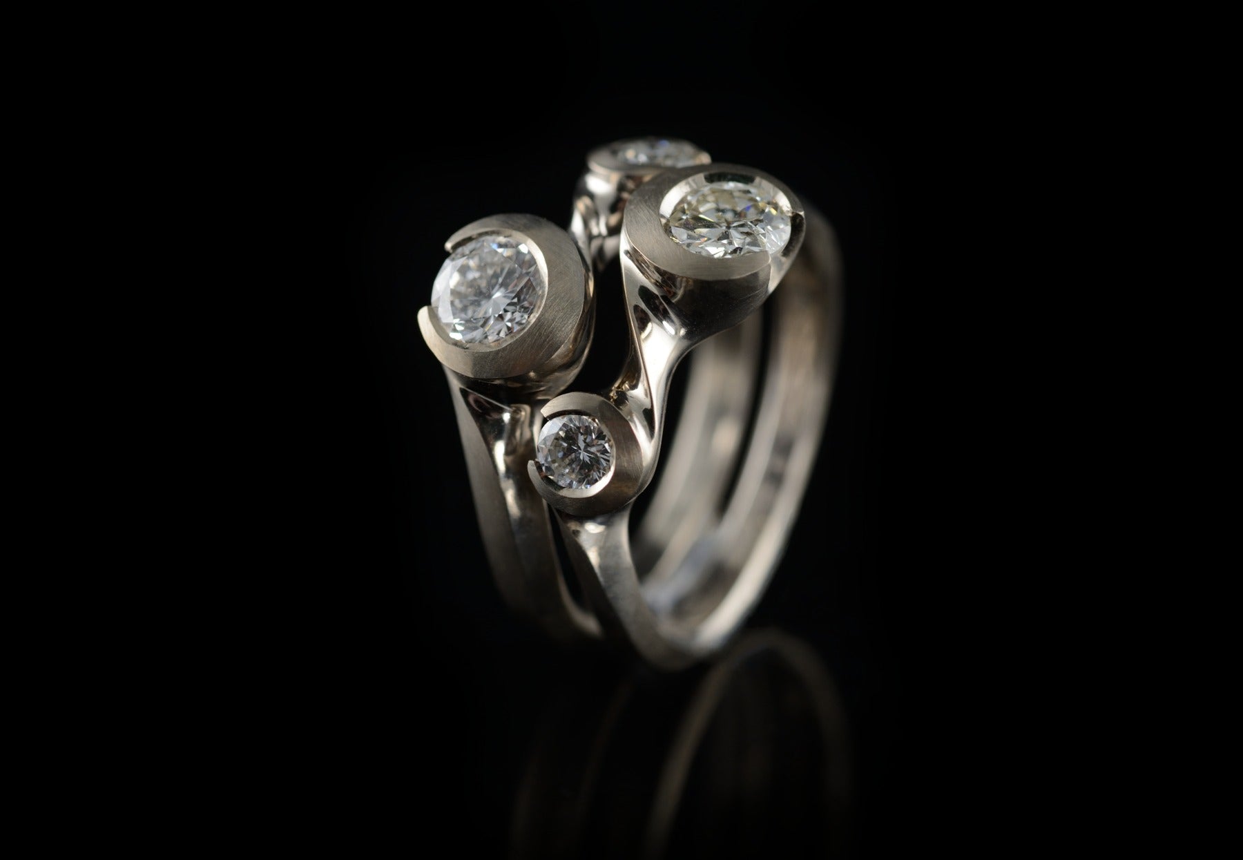 Fleur | Diamond Set Wedding Ring – Kate & Kole