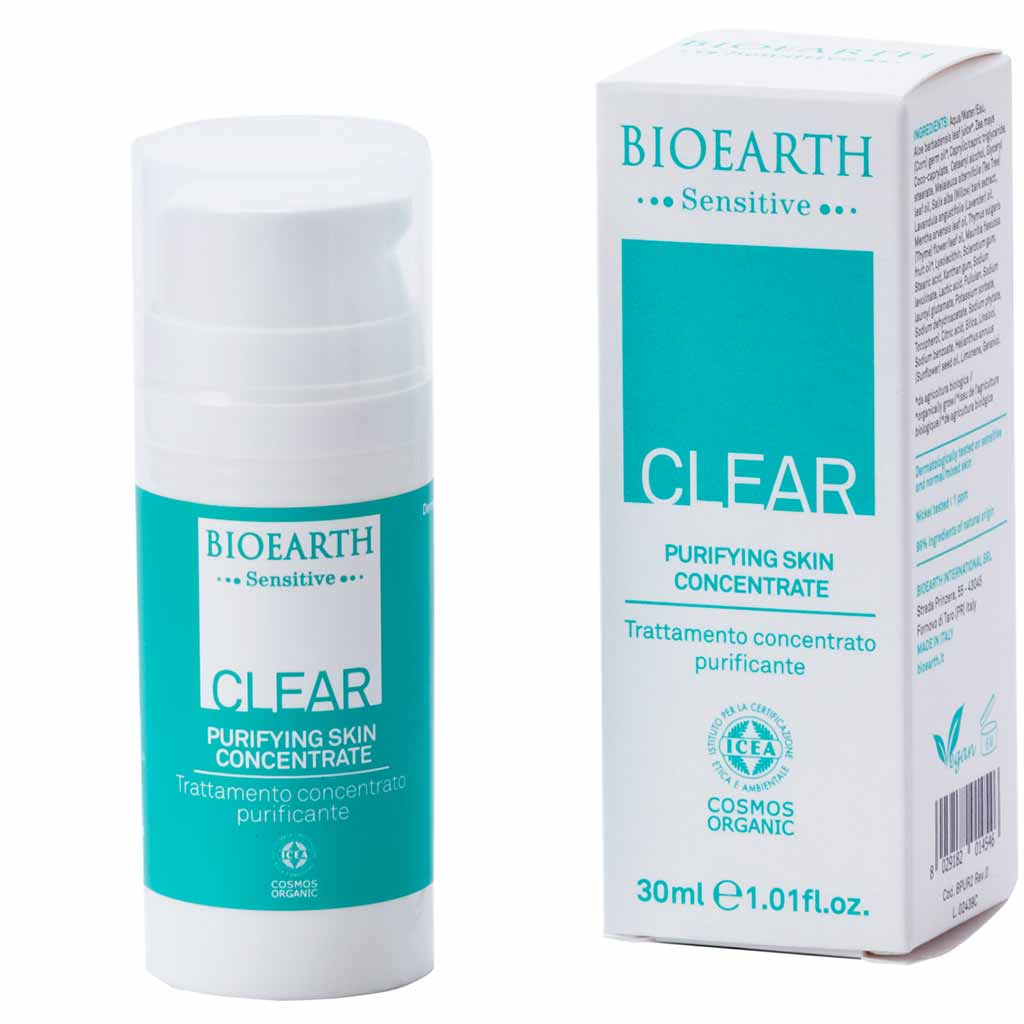  Bioearth Sensitive Clear Purifying Skin Concentrate Kasvoseerumi 30ml