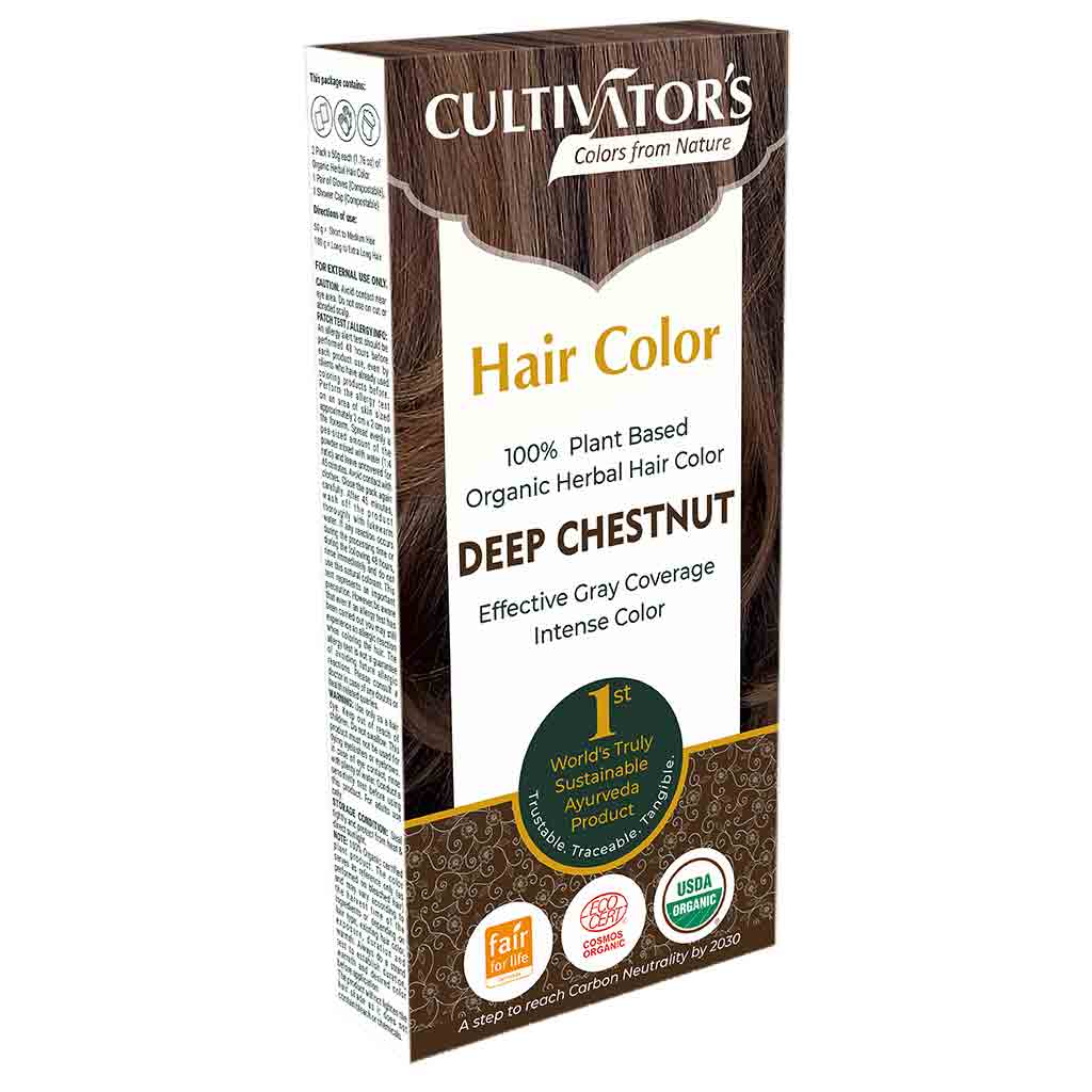 Cultivator`s hiusväri Deep Chestnut | 100% luonnollinen kasviväri