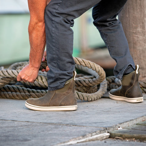 mens ankle deck boots