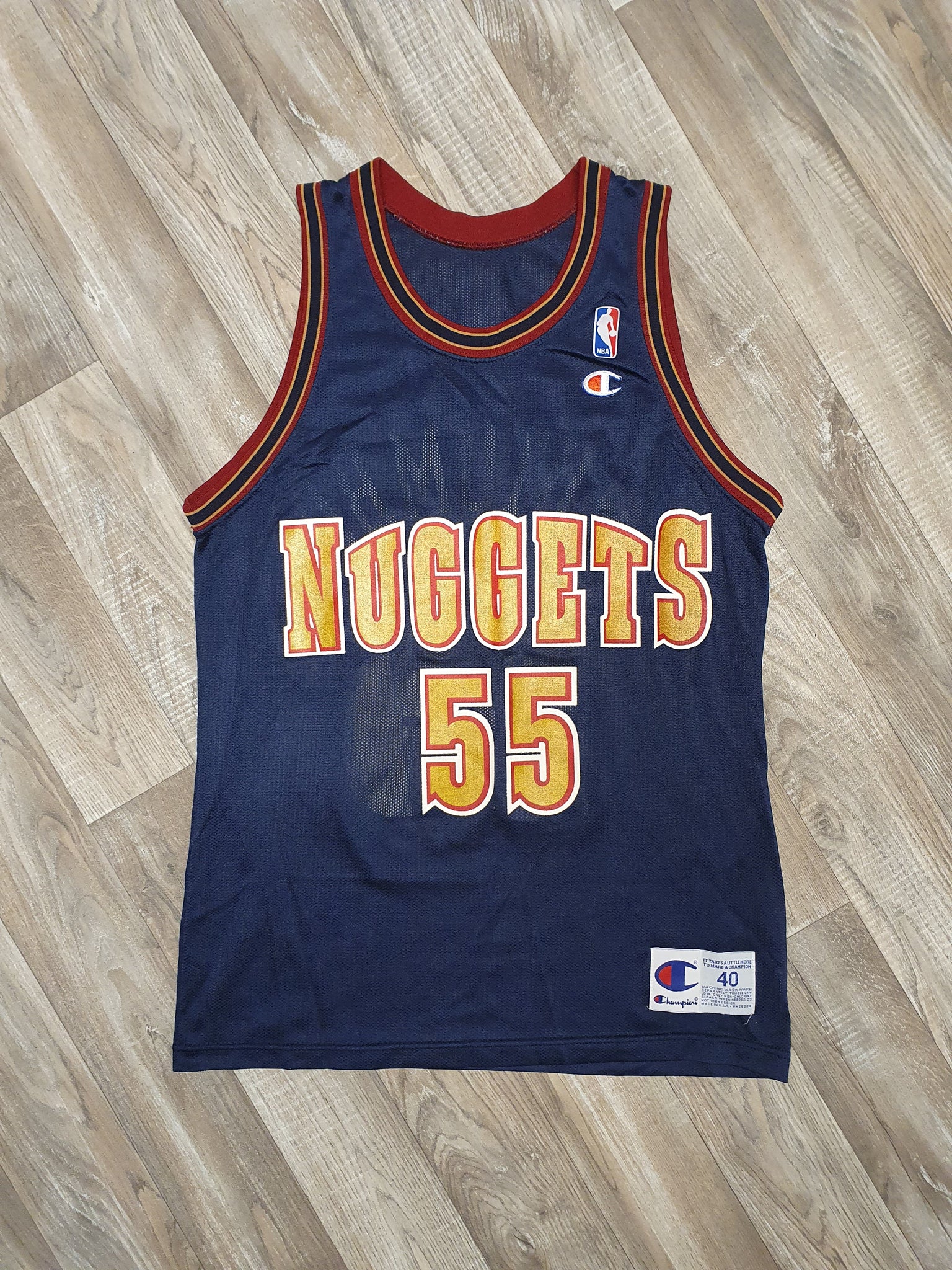 dikembe mutombo nuggets jersey