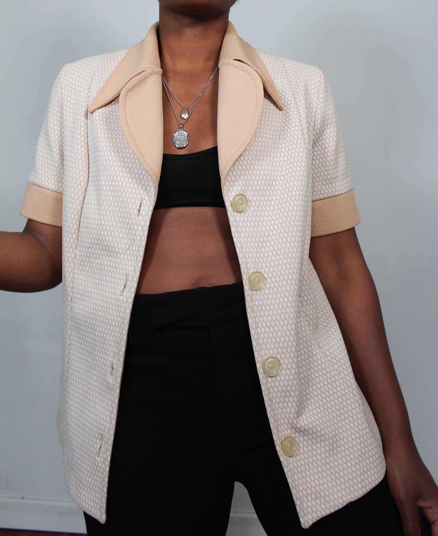 1960s short sleeves blazer - Wander and 